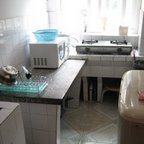 A large Chinese kitchen, photo by Alison