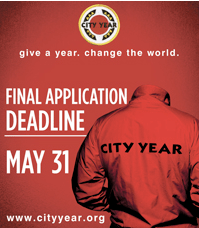 City Year app deadline - May 31