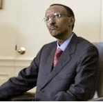 Paul Kagame on a 2006 White House Visit